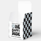 One Happy Typ Blue Happy Face Boy Erster Geburtsta Geschenkschachtel (Geöffnet)