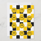 One Happy Typ Boy First Birthday Einladung (Rückseite)