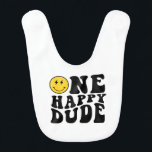 One Happy Typ Boy First Birthday Party Babylätzchen<br><div class="desc">One Happy Typ Boy First Birthday Party Baby Bib</div>