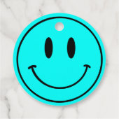 One Happy Typ/Gal Blue Smiley Vielen Dank Geschenkanhänger (Rückseite)