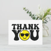 One Happy Typ Geburtstag Flat Foto Danke Karte (Stehend Vorderseite)