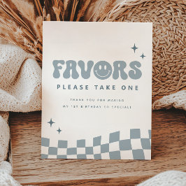 One Happy Typ Geburtstagsparty favorisiert Untersc Sockelschild