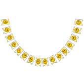 One Happy Typ Happy Face Birthday Banner (Alle)