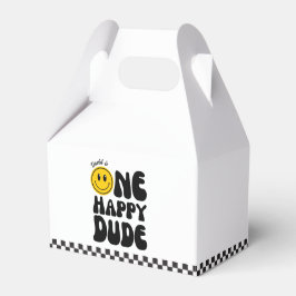 One Happy Typ Happy Face Boy ersten Geburtstag Geschenkschachtel