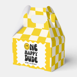 One Happy Typ Happy Face Boy ersten Geburtstag Geschenkschachtel