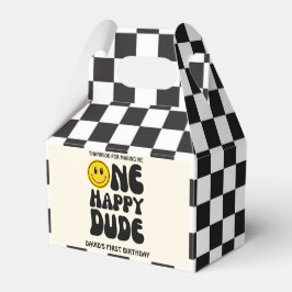 One Happy Typ Happy Face Boy ersten Geburtstag Geschenkschachtel