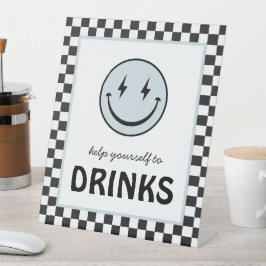 One Happy Typ Happy Face Drinks Station Sockelschild