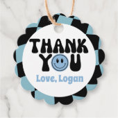 One Happy Typ Junge Vielen Dank Geschenkanhänger (Vorderseite)