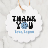 One Happy Typ Junge Vielen Dank Geschenkanhänger (Vorderseite)