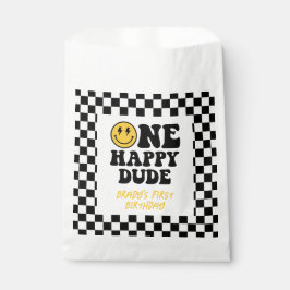 One Happy Typ Smile Face Boy ersten Geburtstag Geschenktütchen