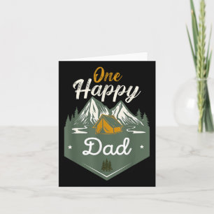 One Happy Vater Camper Geburtstag Junge Camping Ma Karte