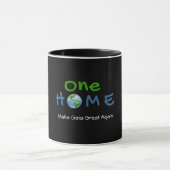 One Home Make Gaia Great Again Black Coffee Mug Tasse (Zentrum)