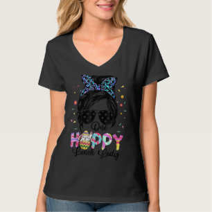 One Hoppy Lunch Lady Cafeteria Stab Osterausstattu T-Shirt