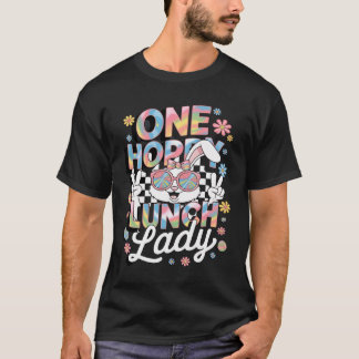 One Hoppy Lunch Lady Colorful Gefärbte Krawatte Os T-Shirt