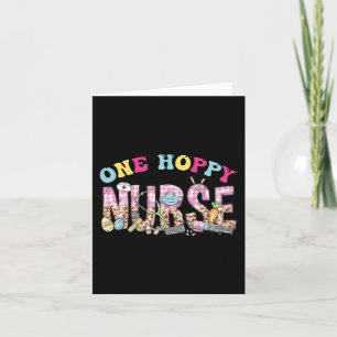 One Hoppy Nurse Leopard Fun Nurse Ostertag 2024 Karte