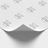 One hot couple add name since 20XX year date Geschenkpapier (Ecke)