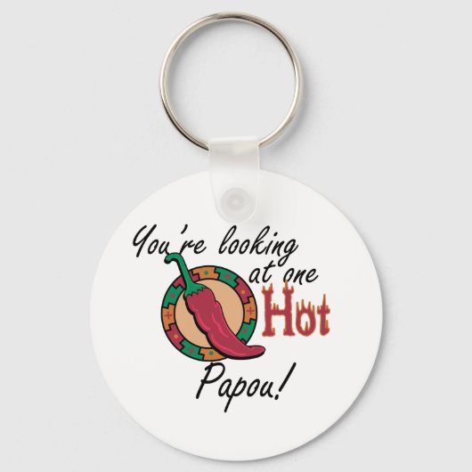 One Hot Papou Schlüsselanhänger (Vorderseite)