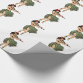One Hula Girl Dancing Geschenkpapier (Ecke)