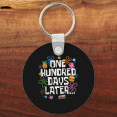 One Hundred Days Later 100 Days Of School Student  Schlüsselanhänger (Vorderseite)