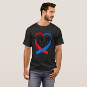 One In 100 CHD Warrior Congenital Heart Disease T-Shirt (Vorne ganz)