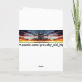 One In A Billion Feiertagskarte (Rückseite)