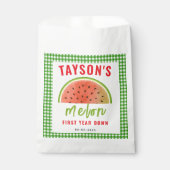 One in a Melon 1st Birthday – Cute Watermelon Geschenktütchen (Vorderseite)