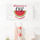 One in a Melon 1st Birthday Party Banner (Insitu)