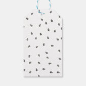 "One in a Melon" Baby Dusche Watermelon Danke Geschenkanhänger (Rückseite)