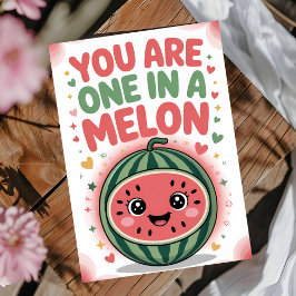 One in a Melon Birthday Card Karte
