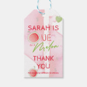 One in a Melon Birthday Danke Geschenkanhänger (Vorderseite)