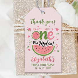 One in a Melon! Birthday One Girl  Geschenkanhänger
