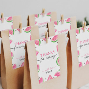 One in A Melon Birthday Watermelon Vielen Dank Geschenkanhänger