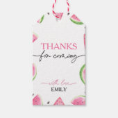 One in A Melon Birthday Watermelon Vielen Dank Geschenkanhänger (Vorderseite)