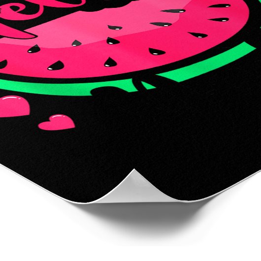 One In A Melon Dada Summer Birthday Party Matching Poster (Ecke)