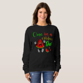One in a Melon Daddy Dada Watermelon Frucht Coole Sweatshirt (Vorne ganz)