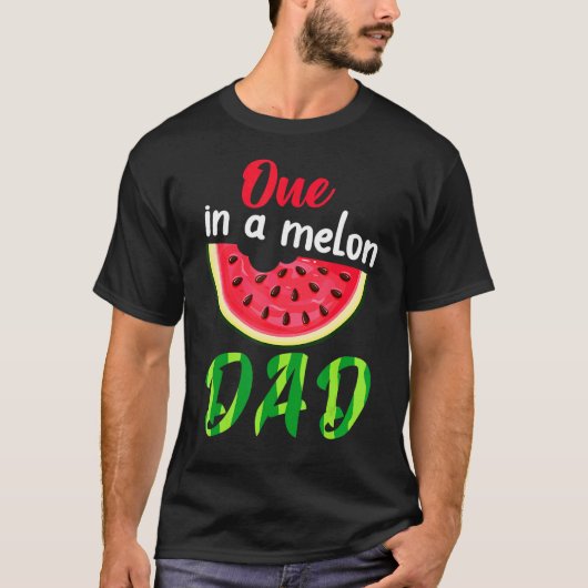 One in a Melon Daddy Dada Watermelon Frucht Coole T-Shirt (Vorderseite)