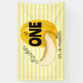 One in a Melon First 1st Birthday Party Banner (Vertikal)