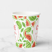 One In A Melon First Birthday Pappbecher (Rechts)
