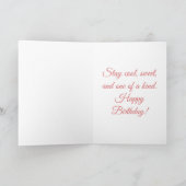 One in a Melon – Fun Watermelon Birthday Card Karte (Innenseite)