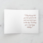 One in a Melon – Fun Watermelon Birthday Card Karte (Innenseite)