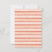 One In A Melon Girl First Birthday Party Dankeskarte (Rückseite)