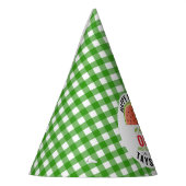 One in a Melon glitzernde Wassermelone 1. Geburtst Partyhütchen (Links)