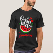 One In A Melon Gramma Birthday Matching Family T-Shirt (Vorderseite)