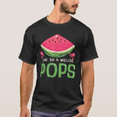One in a Melon Pops Summer Camp Birthday Party Mat T-Shirt (Vorderseite)