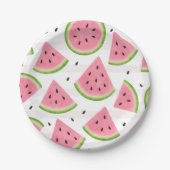 One in a Melon Wassermelonen-Papierteller Sommer G Pappteller (Vorderseite)