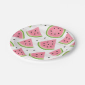 One in a Melon Wassermelonen-Papierteller Sommer G Pappteller (Schrägansicht)