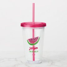 One In a Melon Watermelon Personalisierter Name Ro