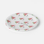 One In a Melone First Birthday Cocktail Napkins Ni Pappteller (Schrägansicht)