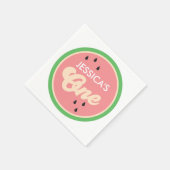 One in a Melone First Birthday Cocktail Napkins Serviette (Ecke)