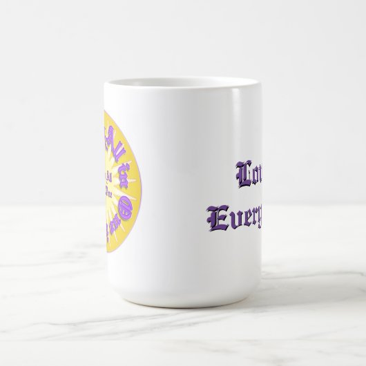"One in All" Weiße 15 oz Tasse (Mittel)